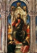 Bartolomeo Vivarini Triptych of St Mark oil